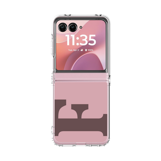 クリアケース［ オリジナル - initial color - F dusty pink ］