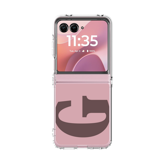 クリアケース［ オリジナル - initial color - G dusty pink ］