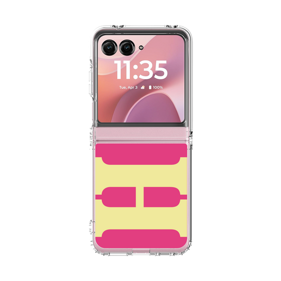 クリアケース［ オリジナル - initial color - H pink ］