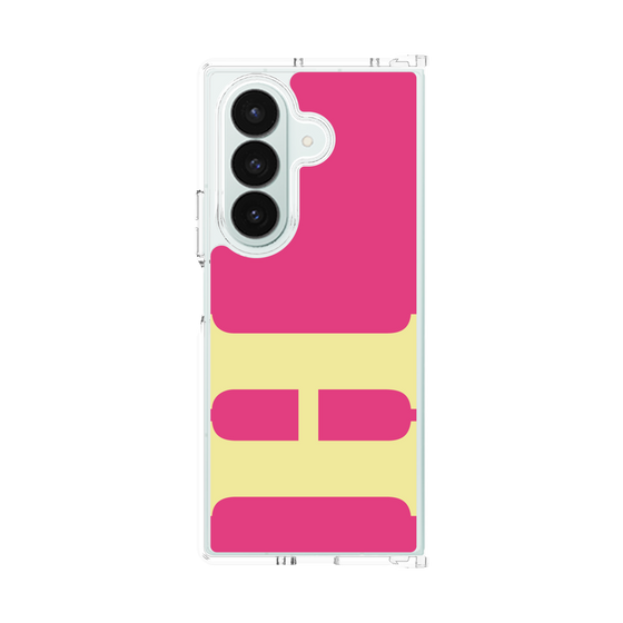 クリアケース［ オリジナル - initial color - H pink ］