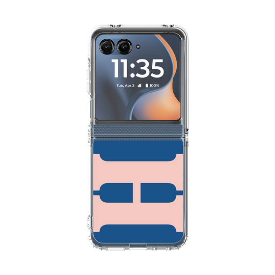 クリアケース［ オリジナル - initial color - H navy ］