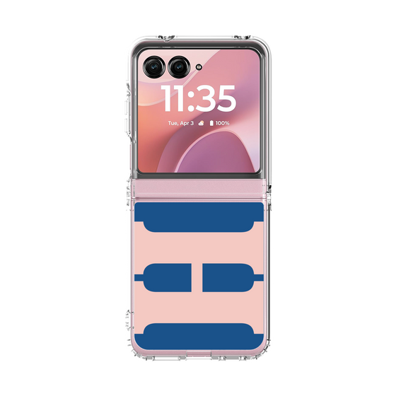 クリアケース［ オリジナル - initial color - H navy ］