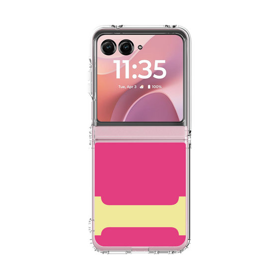 クリアケース［ オリジナル - initial color - I pink ］