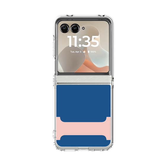 クリアケース［ オリジナル - initial color - I navy ］