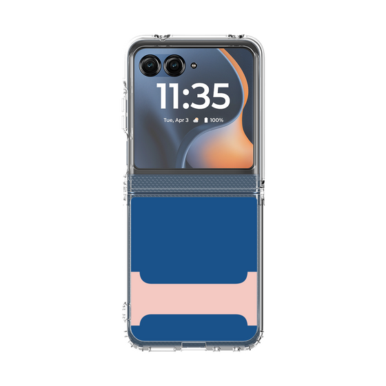 クリアケース［ オリジナル - initial color - I navy ］