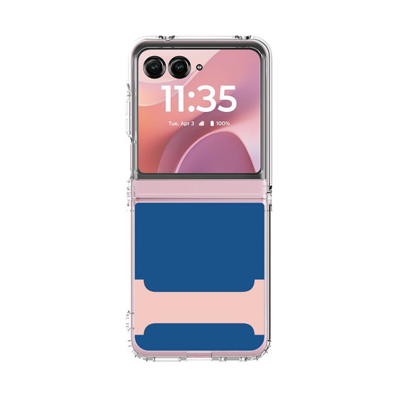 クリアケース［ オリジナル - initial color - I navy ］