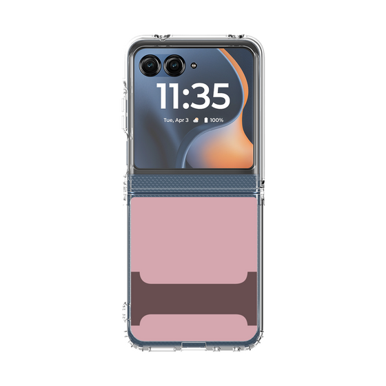 クリアケース［ オリジナル - initial color - I dusty pink ］