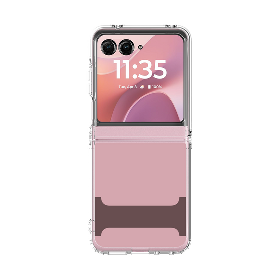 クリアケース［ オリジナル - initial color - I dusty pink ］
