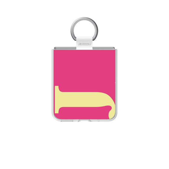 クリアケース［ オリジナル - initial color - J pink ］