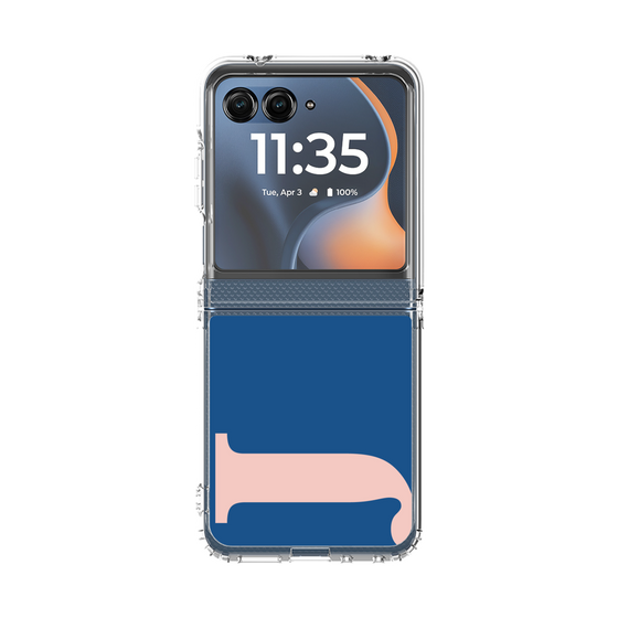 クリアケース［ オリジナル - initial color - J navy ］