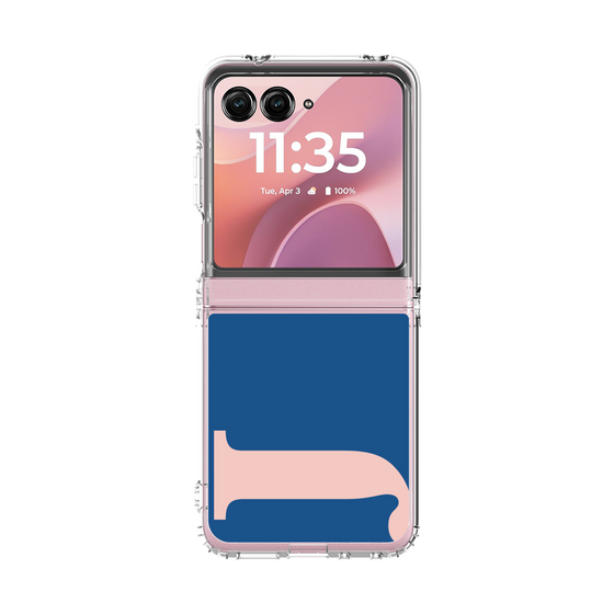 クリアケース［ オリジナル - initial color - J navy ］