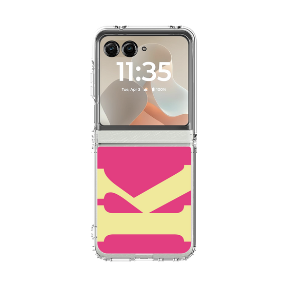 クリアケース［ オリジナル - initial color - K pink ］