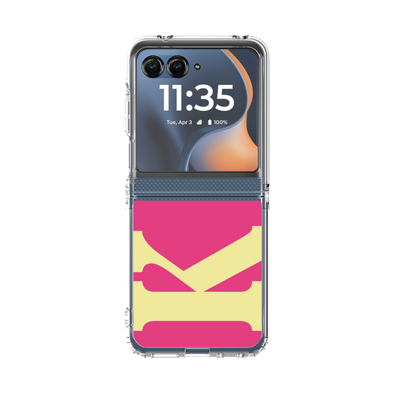 クリアケース［ オリジナル - initial color - K pink ］