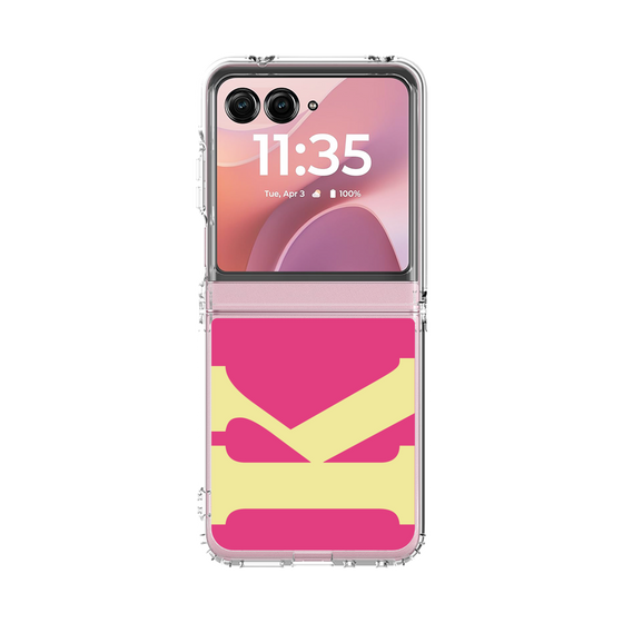 クリアケース［ オリジナル - initial color - K pink ］