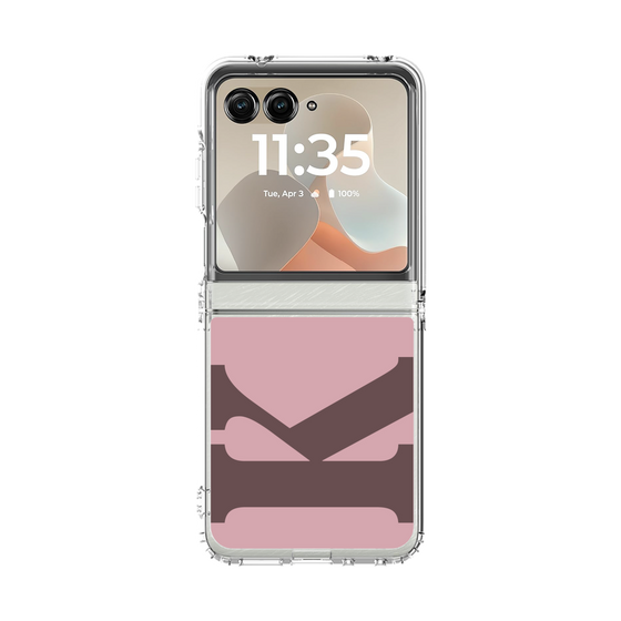 クリアケース［ オリジナル - initial color - K dusty pink ］