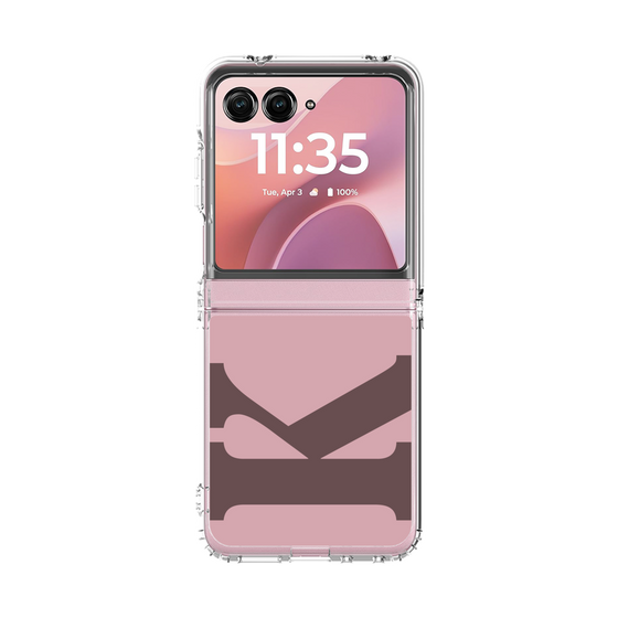 クリアケース［ オリジナル - initial color - K dusty pink ］