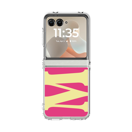 クリアケース［ オリジナル - initial color - M pink ］