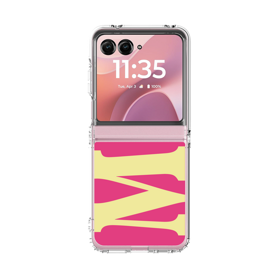 クリアケース［ オリジナル - initial color - M pink ］