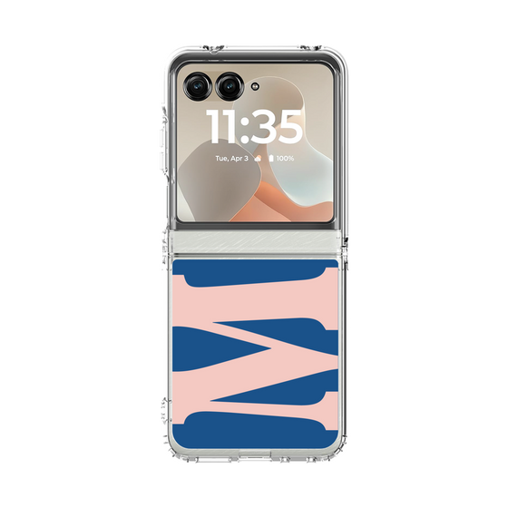 クリアケース［ オリジナル - initial color - M navy ］