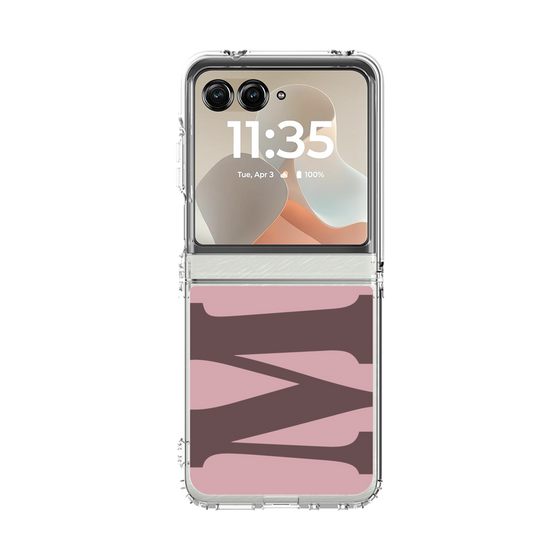 クリアケース［ オリジナル - initial color - M dusty pink ］