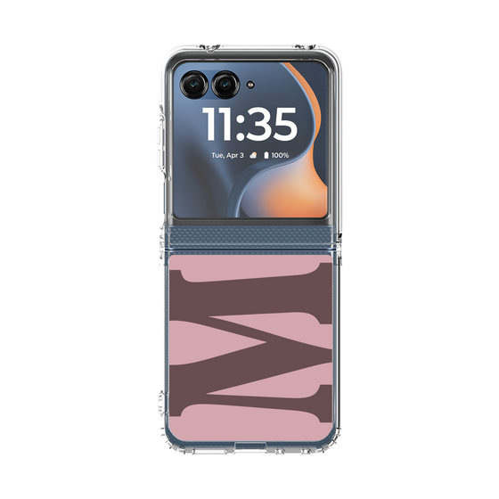 クリアケース［ オリジナル - initial color - M dusty pink ］