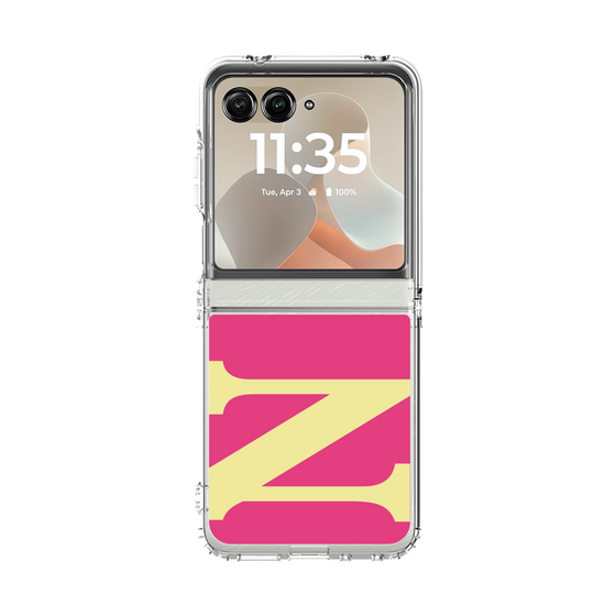 クリアケース［ オリジナル - initial color - N pink ］