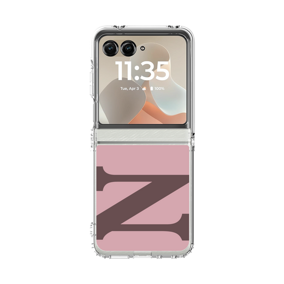 クリアケース［ オリジナル - initial color - N dusty pink ］