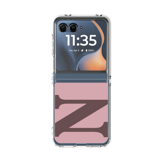 クリアケース［ オリジナル - initial color - N dusty pink ］