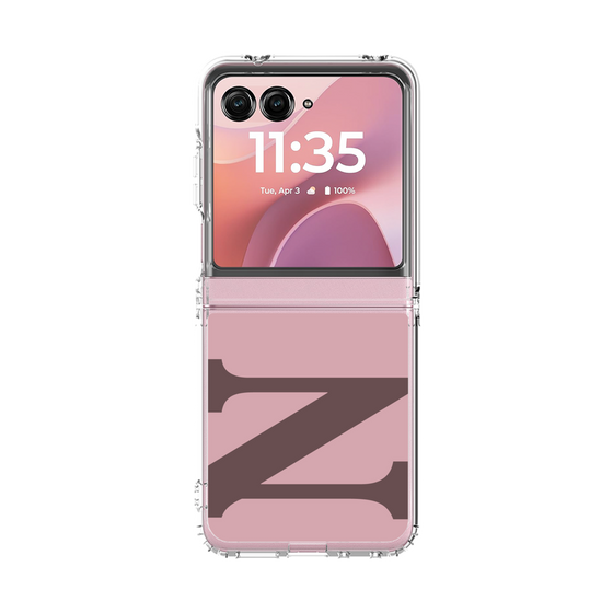 クリアケース［ オリジナル - initial color - N dusty pink ］