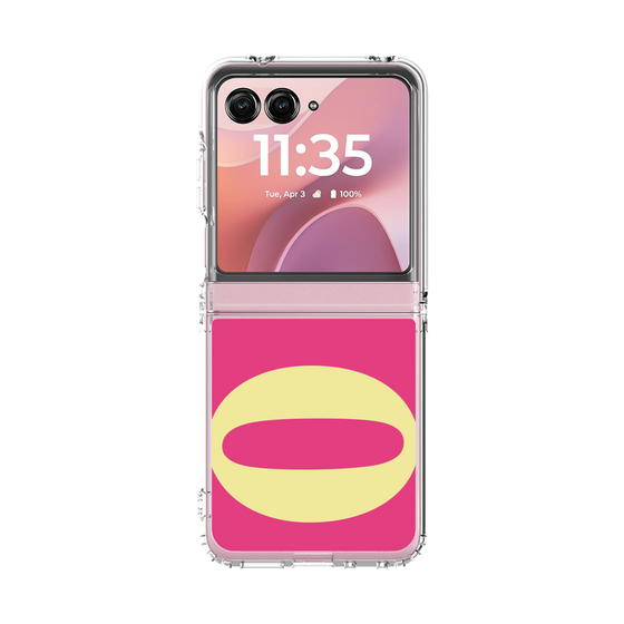 クリアケース［ オリジナル - initial color - O pink ］