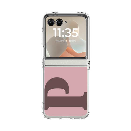クリアケース［ オリジナル - initial color - P dusty pink ］