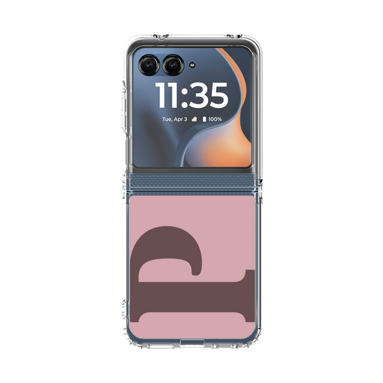 クリアケース［ オリジナル - initial color - P dusty pink ］