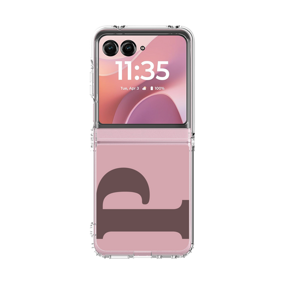 クリアケース［ オリジナル - initial color - P dusty pink ］