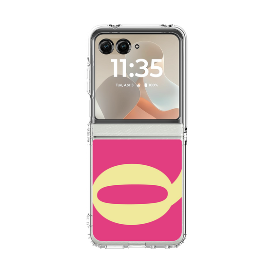 クリアケース［ オリジナル - initial color - Q pink ］