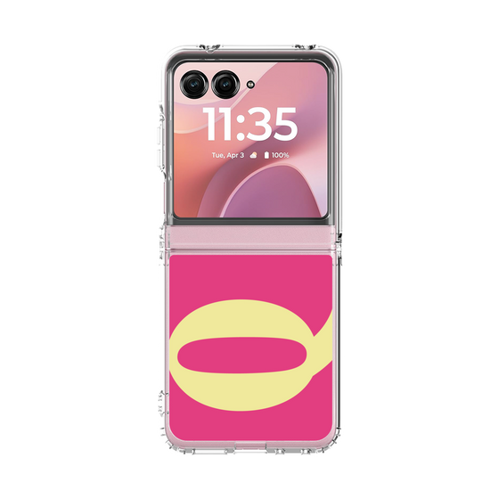 クリアケース［ オリジナル - initial color - Q pink ］