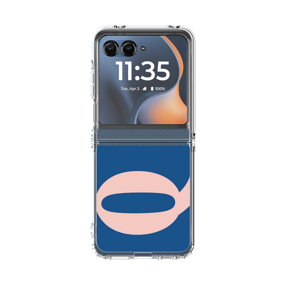 クリアケース［ オリジナル - initial color - Q navy ］