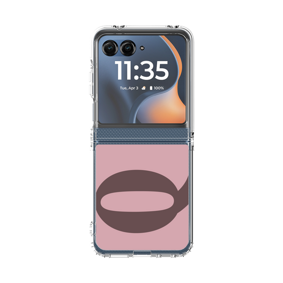 クリアケース［ オリジナル - initial color - Q dusty pink ］