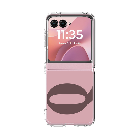 クリアケース［ オリジナル - initial color - Q dusty pink ］
