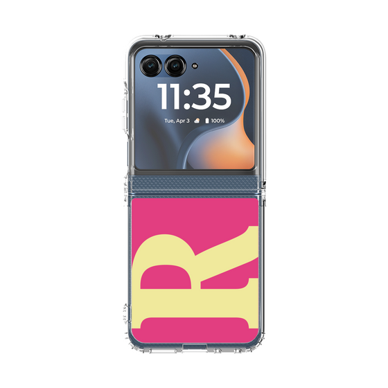 クリアケース［ オリジナル - initial color - R pink ］