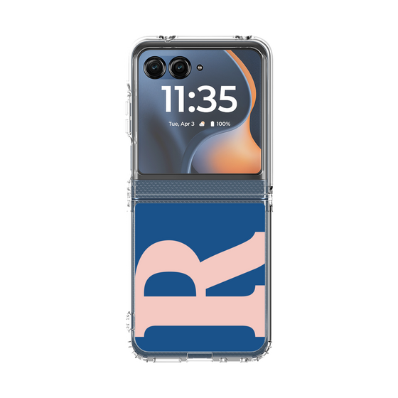 クリアケース［ オリジナル - initial color - R navy ］