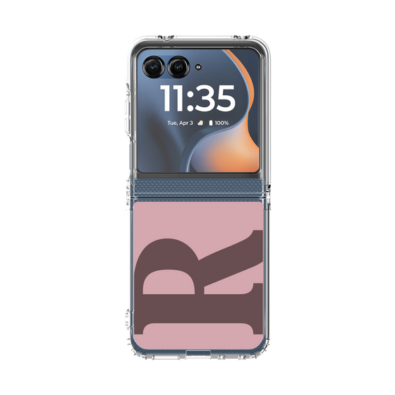 クリアケース［ オリジナル - initial color - R dusty pink ］