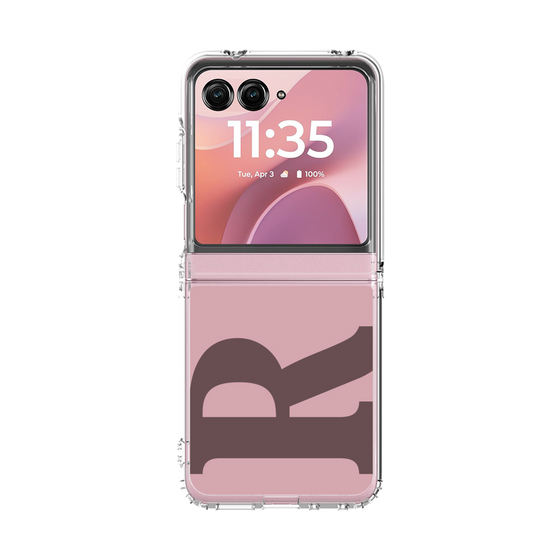 クリアケース［ オリジナル - initial color - R dusty pink ］