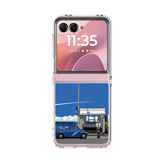 クリアケース［ スタジオアレック 湘南物語 - 夏のバス停 ］