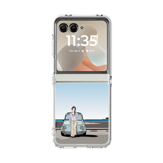 クリアケース［ スタジオアレック 湘南物語 - 浜辺の駐車場 ］