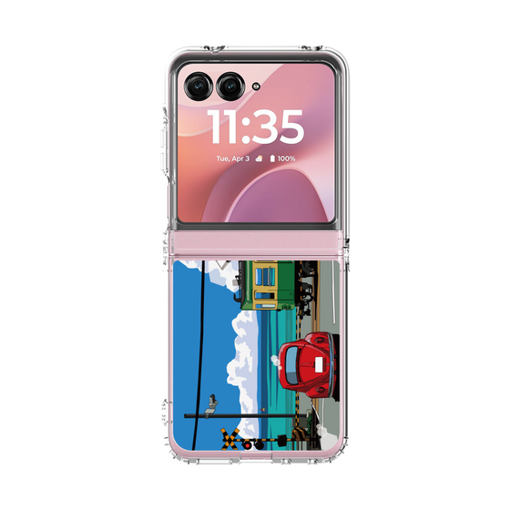 クリアケース［ スタジオアレック 湘南物語 - 江ノ電と水平線と入道雲 ］