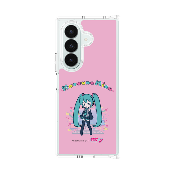 クリアケース［ 初音ミク - パソコン - ピンク ］