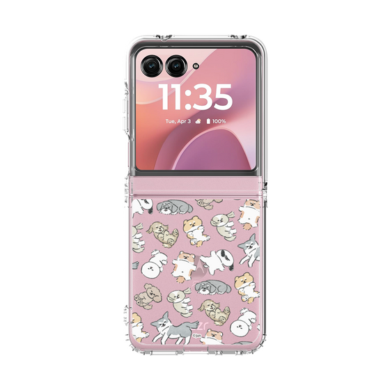 クリアケース［ こんにちは、いぬです - おひるね ］