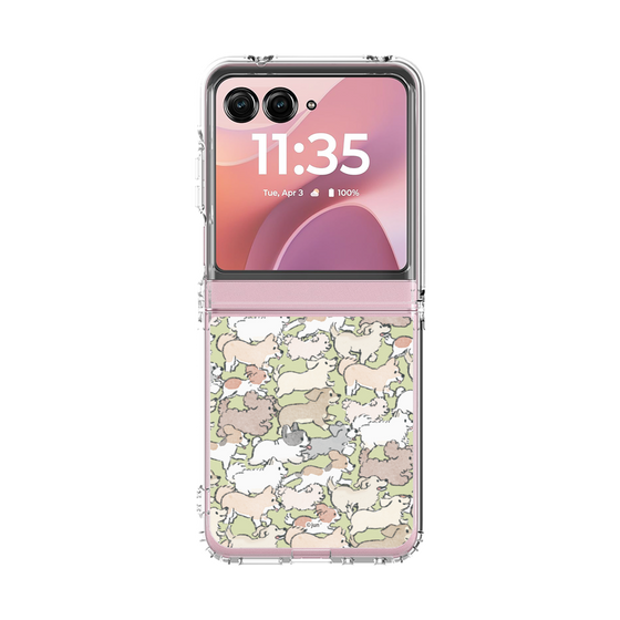 クリアケース［ こんにちは、いぬです - いぬだらけ ］