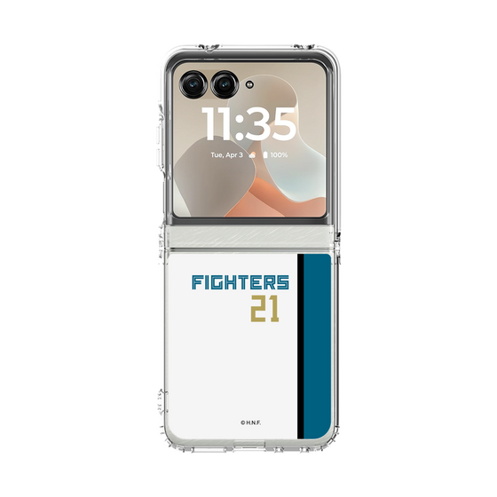 クリアケース［ 北海道日本ハムファイターズ - ホーム #21 KIYOMIYA - 表 ］