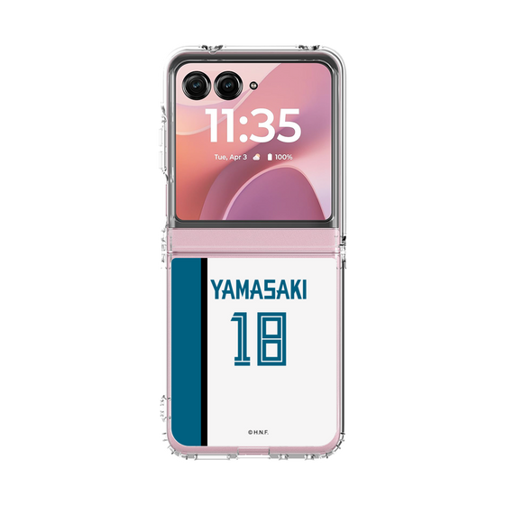 クリアケース［ 北海道日本ハムファイターズ - ホーム #18 YAMASAKI ］